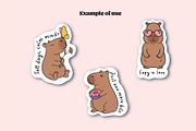 Capybara Days for Procreate, a Brush Add-On by Pencil Twist (Thumbnail 7 of 9)