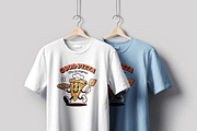 Funny Pizza Tshirt Design, a Stationery Template by MightyDesign (Thumbnail 2 of 6)