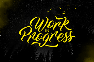 Work In Progress