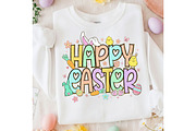 Glitter Happy Easter Png, an Illustration by Designking (Thumbnail 6 of 6)