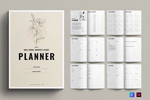 Planner Layout Design Template