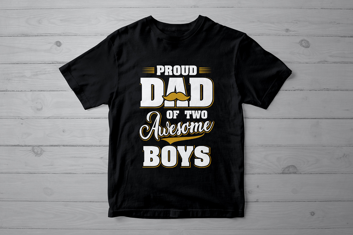 Father of Boys T shirt Design, a Graphic by Vector Portal (Photo 3 of 5)