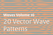 Waves Vol. 16 | 20 Vector Patterns, a Pattern Graphic by invisiblelayer (Thumbnail 1 of 6)