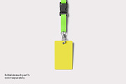 ID Card Mockup with Lanyard, a Product Mockup by Ram Studio LLC (Thumbnail 5 of 10)