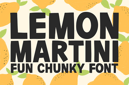 Lemonade Font, a Sans Serif Font by himoki