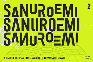 Sanuroemi A Display Sans Serif