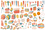 Cute School Supplies, an Education Illustration by YuNa (Thumbnail 4 of 14)