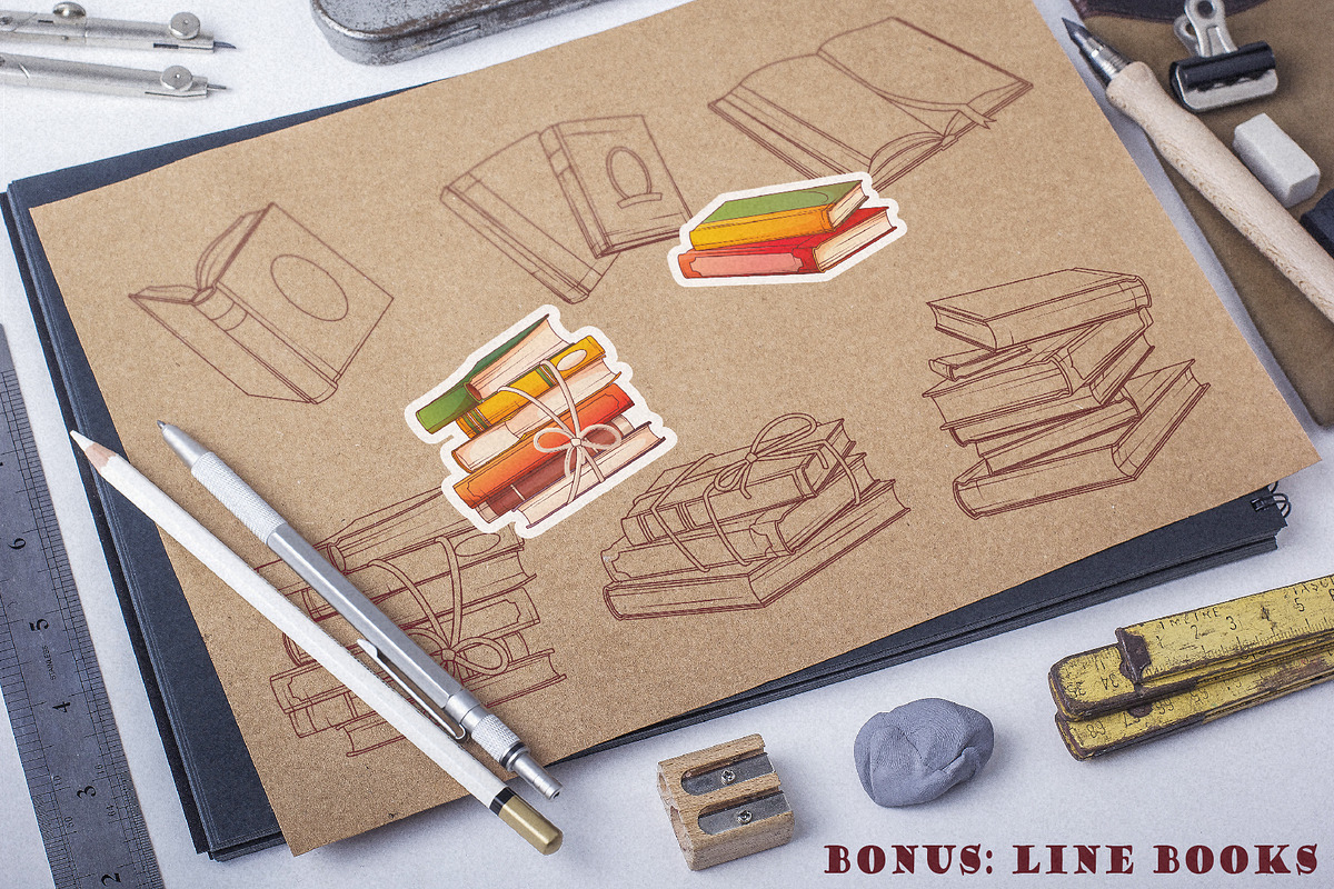 Book Universe Set, an Education Illustration by Bloom Art (Photo 8 of 9)