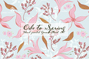 Ode to Spring- Gouache Floral Set, an Illustration by SmallHouseBigPony (Thumbnail 12 of 13)