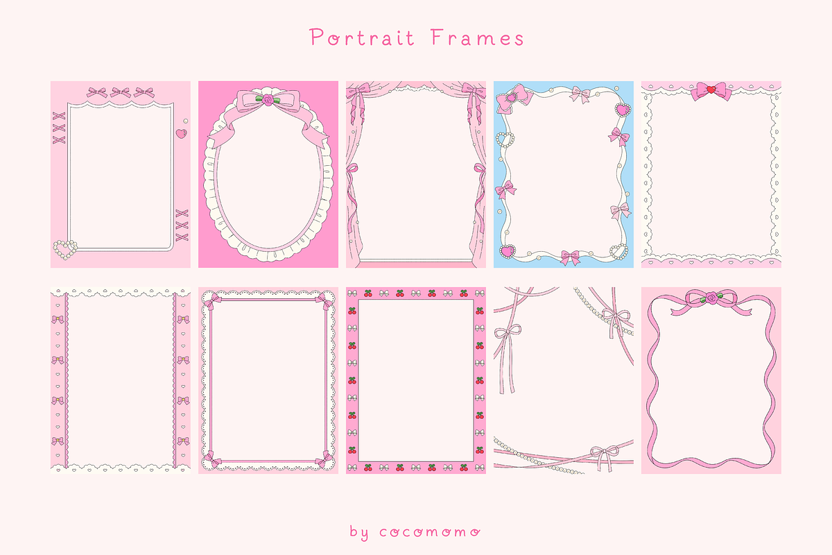 Girly Grrrl - Hand Drawn Clipart, a Decorative Illustration by cocomomo (Photo 10 of 16)