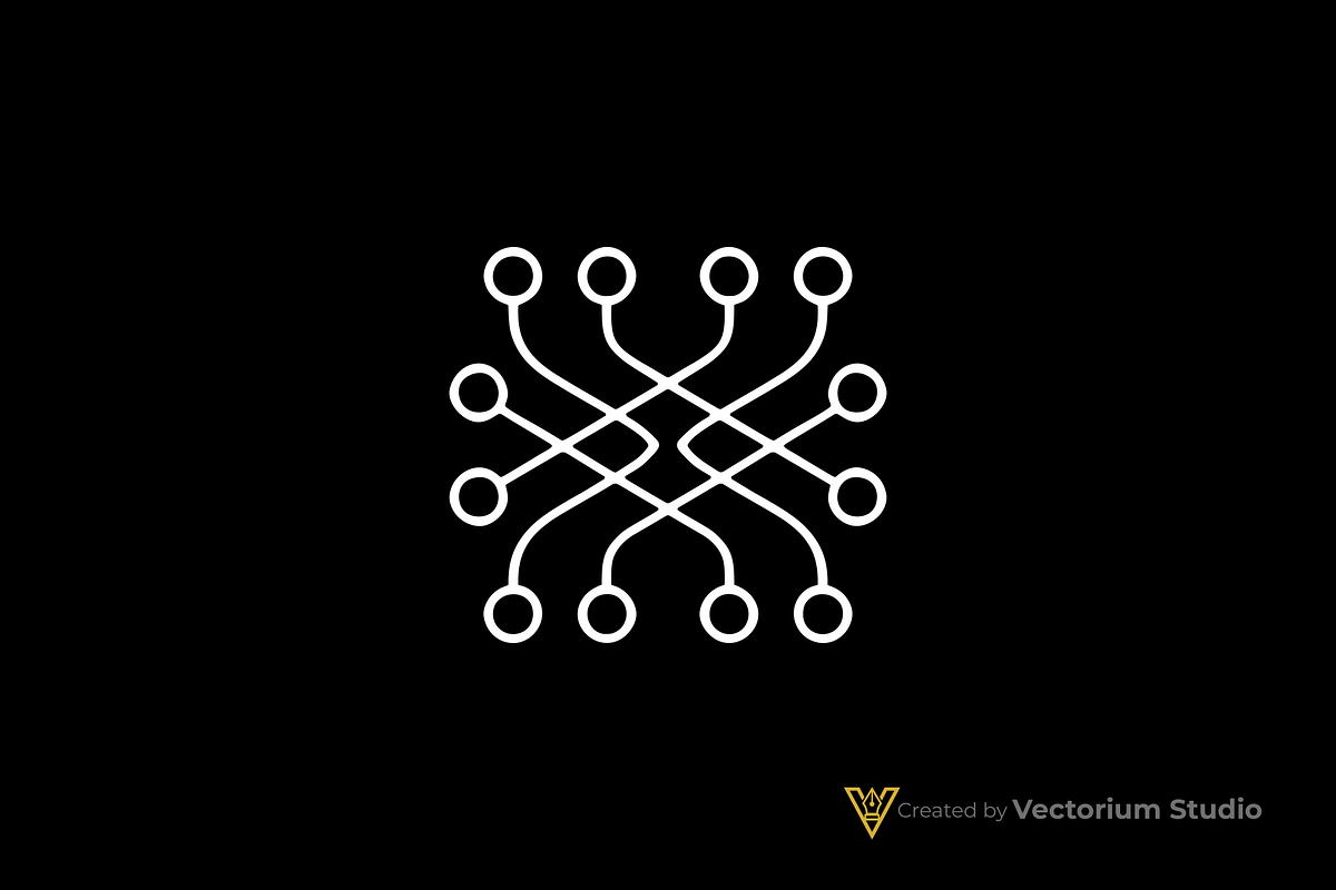 Network Nodes Logo, a Branding & Logo Template by Vectorium Studio (Photo 15 of 16)
