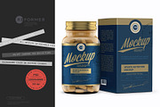Bottle 45 Pills & Box Mockup, a Packaging Mockup by Reformer Mockup (Thumbnail 3 of 6)