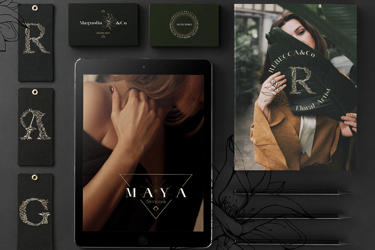 Natural Botanicals-Branding Kit, a Branding & Logo Template by Natalia Tugova (Photo 4 of 10)