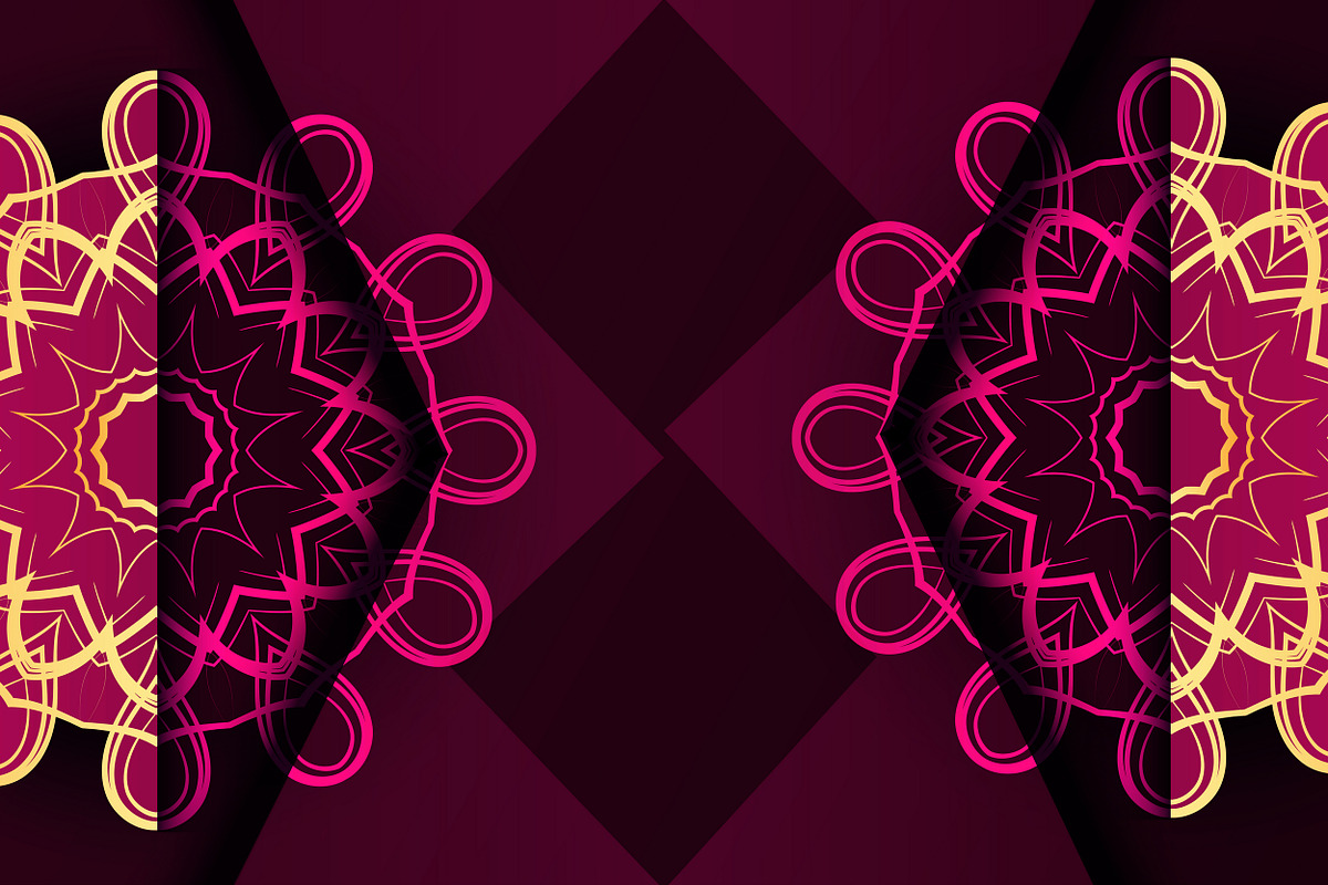 Mandala Oriental Floral art Bundle, a Background Graphic by NJ Himel (Photo 91 of 97)