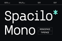 Spacilo Mono - Coding Monospace Font