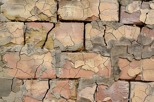 Background of old and cracked brick wall, a Background Photo by AlyaAnd