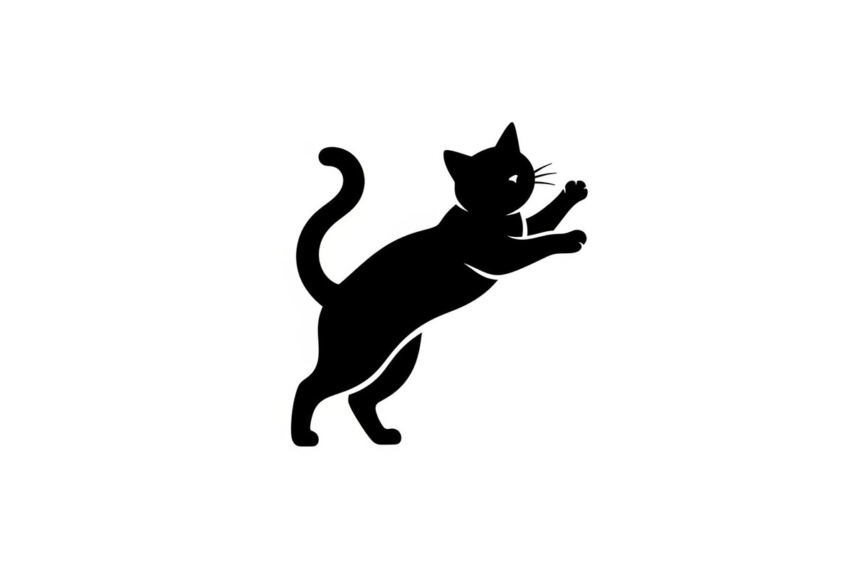 Cool Cat Silhouette Vector Bundle, an Illustration by Designs_River (Photo 19 of 51)