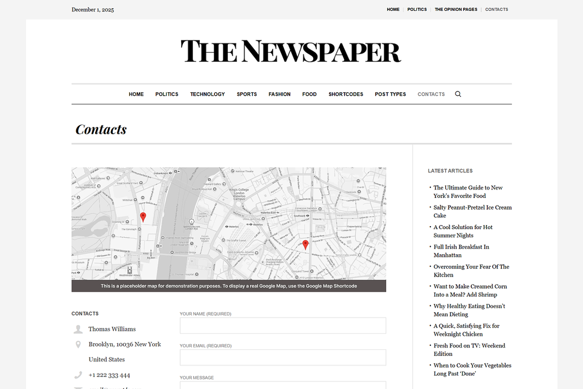 Magazine Editorial WordPress Theme, a WordPress Template by Elite Templates (Photo 10 of 10)