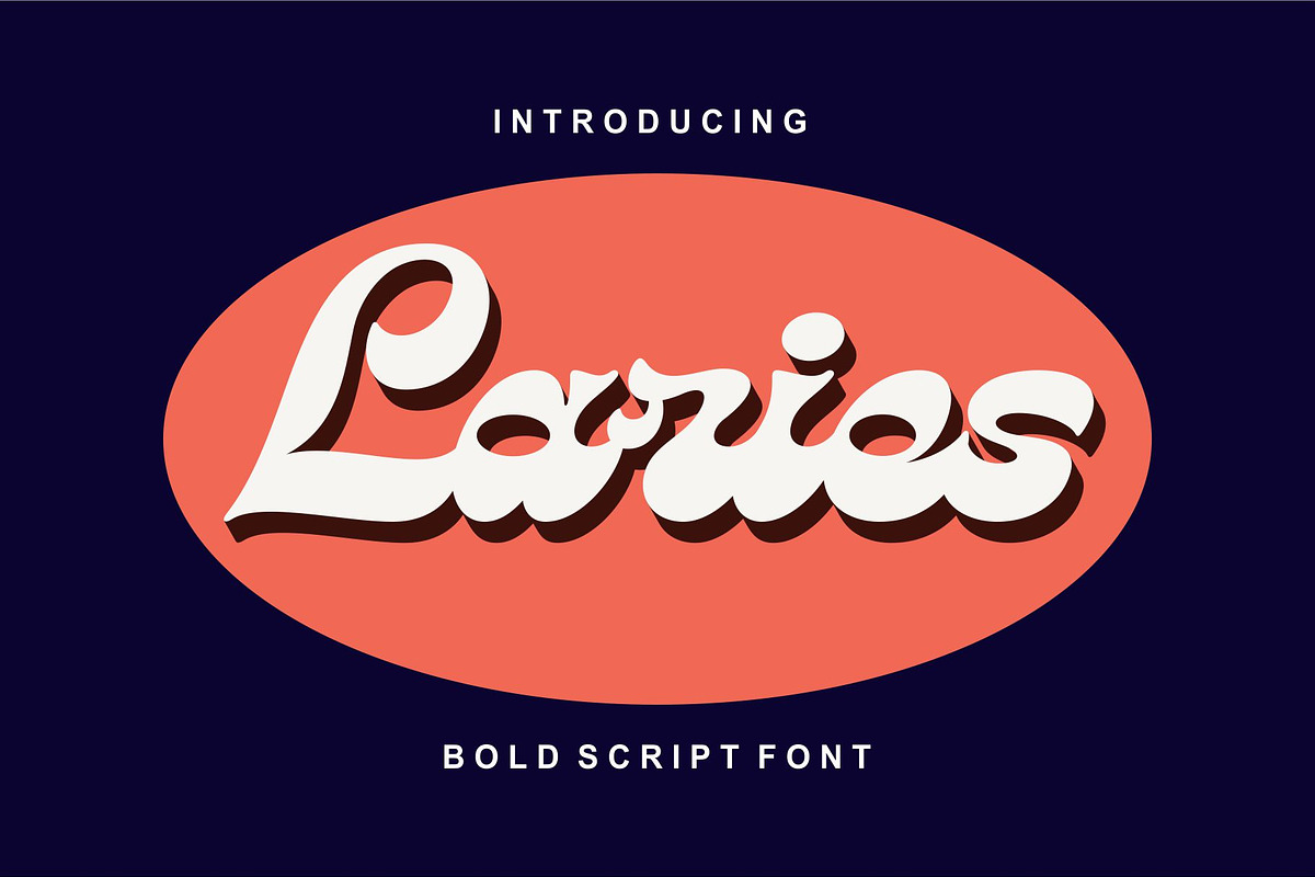 Laries Bold Script Font, a Script Font by ngene (Photo 2 of 8)