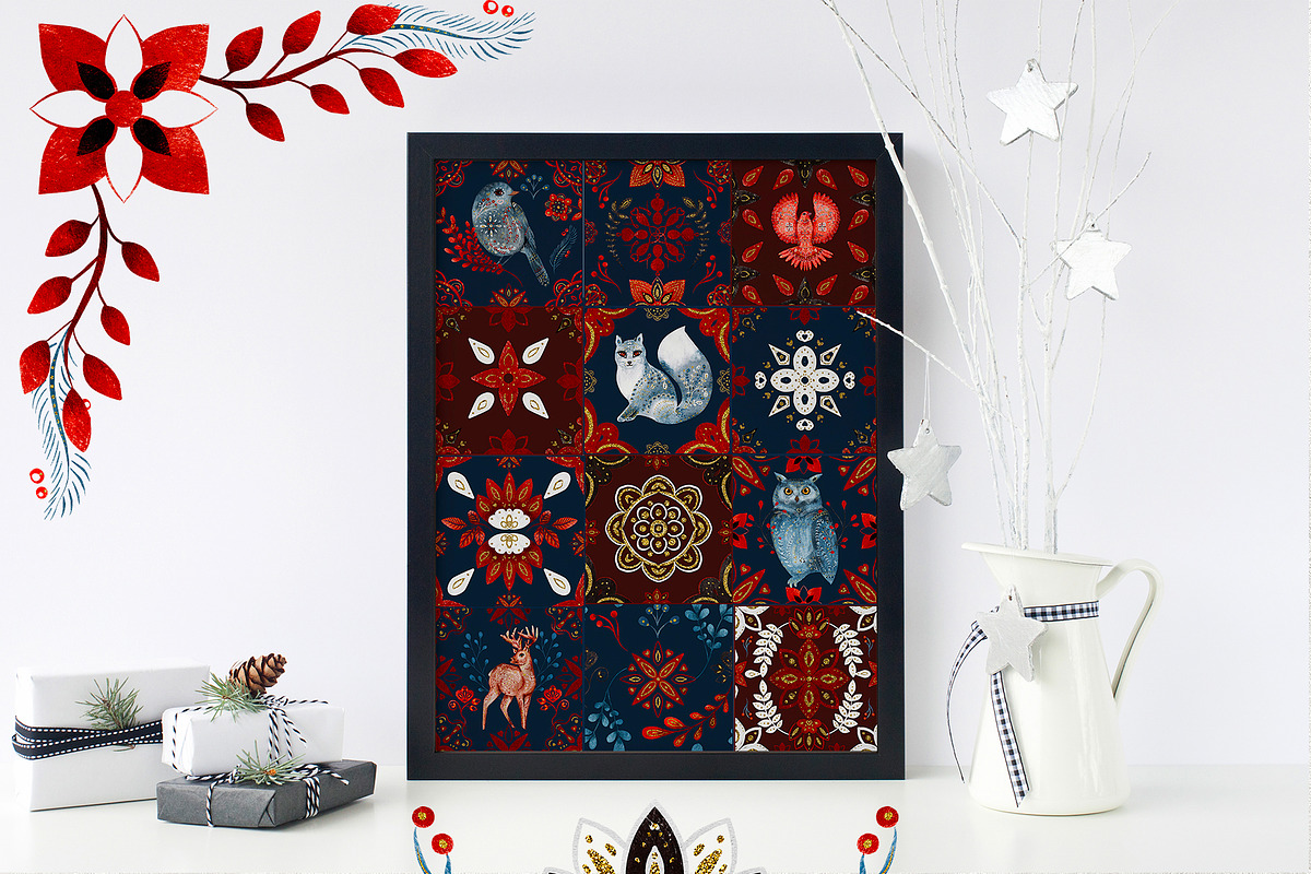 Taika: Big Folk Art Collection, an Animal Illustration by Busy May Studio (Photo 9 of 14)
