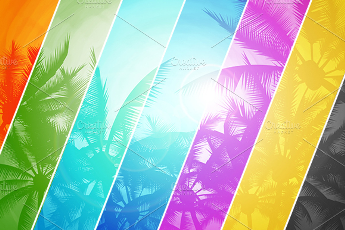Palm Trees Backgrounds, a Texture Graphic by Mantas Bac (Photo 2 of 2)