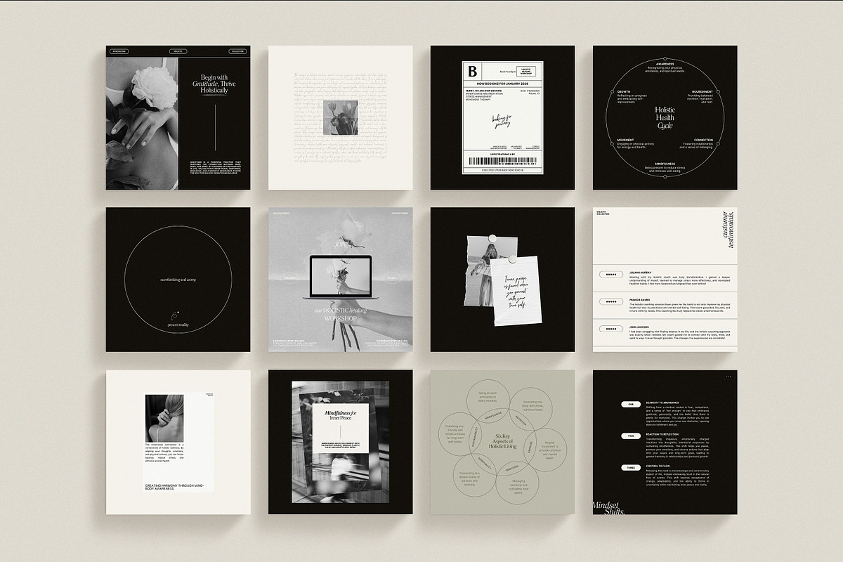 Holistic Coach Instagram Kit, a Social Media Template by Wildnun Studio (Photo 10 of 12)