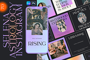 Selena Astrology Instagram Template, a Social Media Template by Luna Studio (Thumbnail 1 of 7)