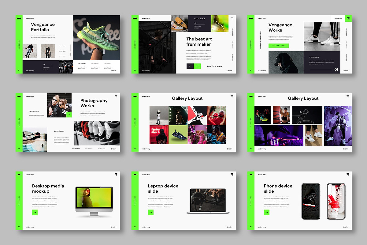 Vengeance - Business Google Slide, a Presentation Template by Dens Creative Studio (Photo 4 of 6)