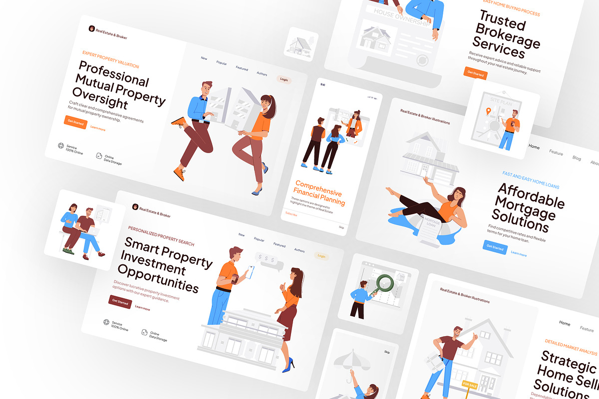Real Estate Flat Illustrations, a Person Illustration by Vectors Market (Photo 6 of 8)