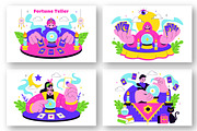 10 Fortune Teller Tarot Illustration, a Person Illustration by denayunebgt (Thumbnail 2 of 4)