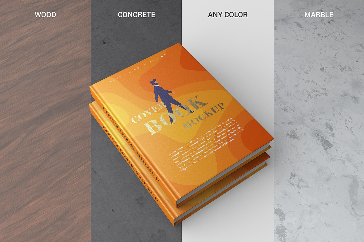 Book Cover Mockup #4, a Books & Magazine Mockup by Seven Lights (Photo 4 of 4)