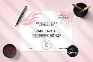 Editable Eyelash Hair Certificate