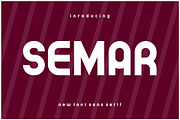 Semar, a Sans Serif Font by riotama85 (Thumbnail 1 of 6)