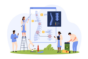 Diagnosis and treatment of chronic, an Object Illustration by Flashvector