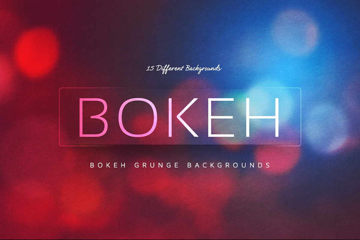 Bokeh Grunge Backgrounds V5 preview 6