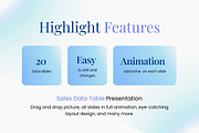 Sales Data Table Google Slides, a Presentation Template by Loin Studio (Thumbnail 2 of 4)