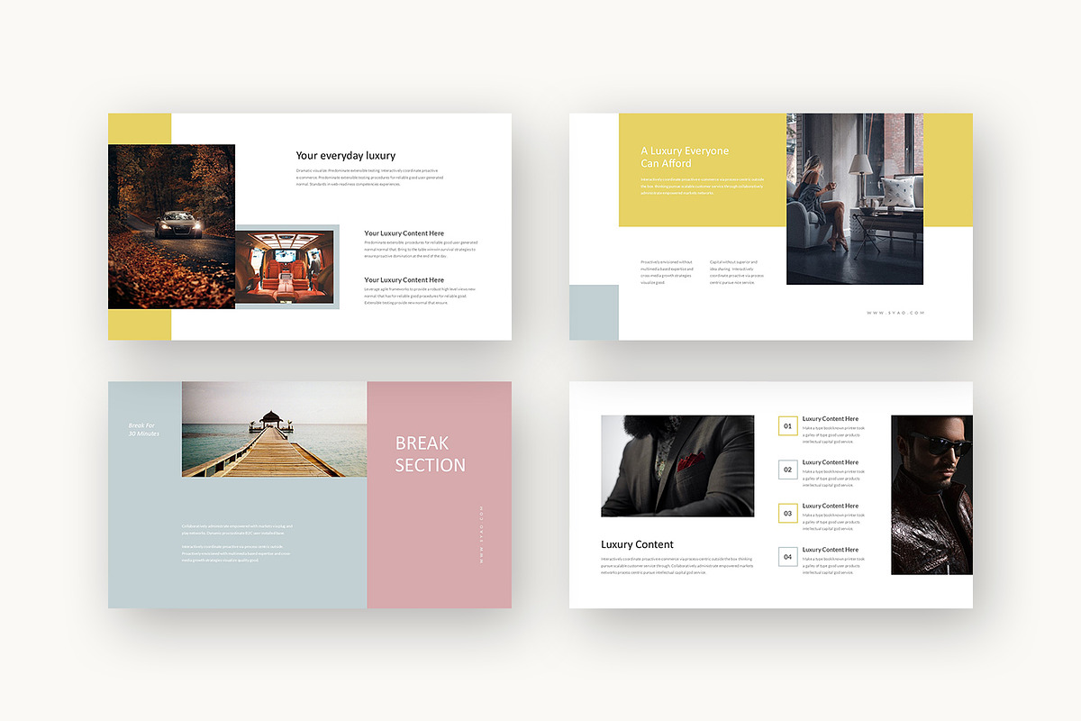 Syao : Lifestyle Deal Google Slides, a Presentation Template by Punkl Camp (Photo 6 of 16)