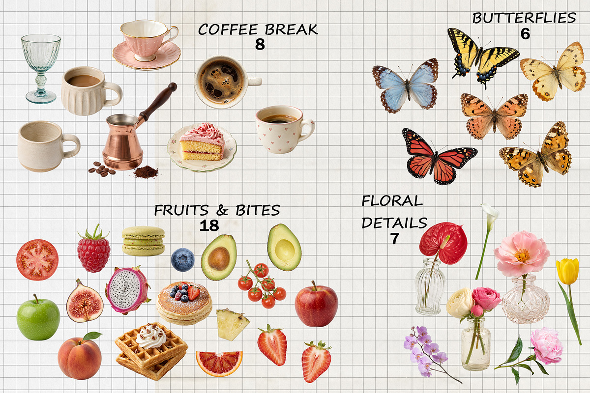 Soft Living Scrapbook Kit PNG, an Object Graphic by DreamoraArt (Photo 6 of 9)