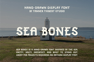 Sea Bones | Coastal Font, a Handwritten Font by TannerThibertStudio