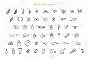 Michelle script with extras, a Script Font by Designwork (Thumbnail 12 of 14)