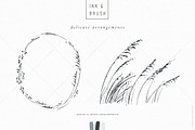 Ink botanicals, logos & patterns, a Texture Illustration by Lisa Glanz (Thumbnail 13 of 32)