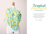 Tropical lemons pattern, a Pattern Graphic by Laura Camoe (Thumbnail 6 of 6)