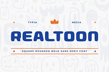 Realtoon - Square Bold Sans Serif