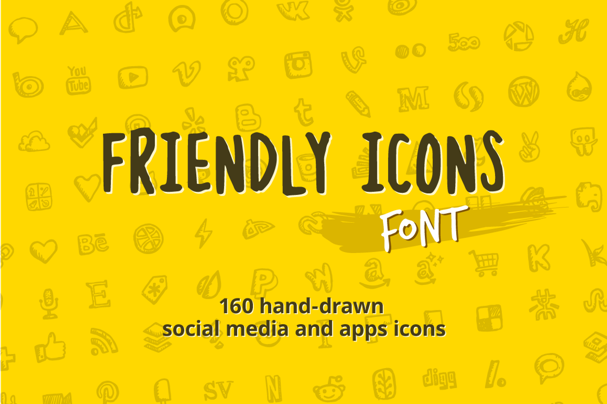 Friendly Icons Font
