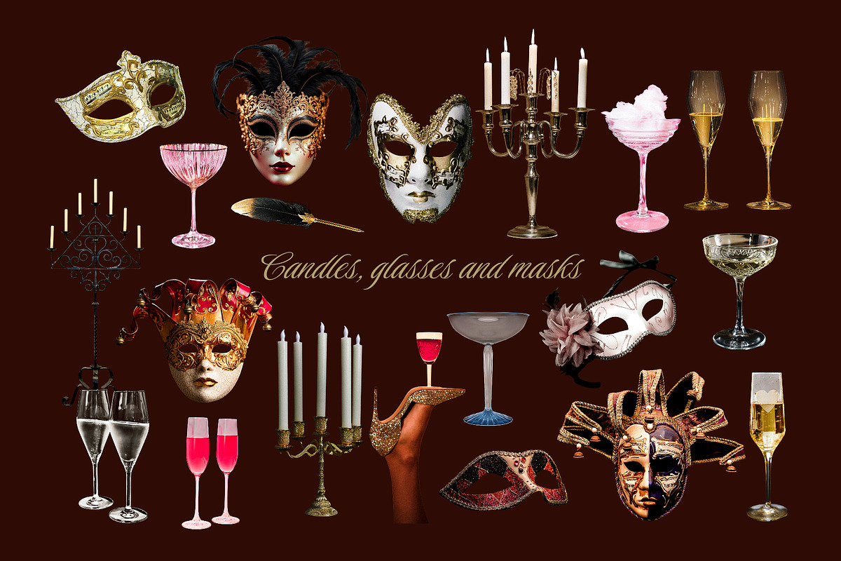 Curtain Call — Opera Collage Kit, an Object Graphic by Anzhelika (Photo 4 of 10)