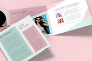 Square Trifold Brochure Mockup, a Books & Magazine Mockup by Illusiongraphic (Thumbnail 20 of 28)