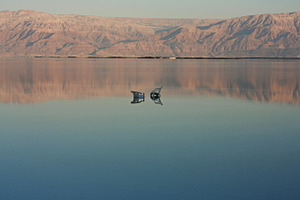 Sea. The Dead sea.