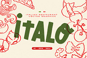 Italian Food Restaurant Line Vectors, a Graphic by tomodachi studio (Thumbnail 1 of 7)