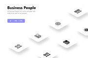 Business People Icons, a Duotone Icon by HacaStudio (Thumbnail 1 of 3)