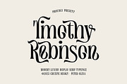 Timothy Robinson, a Serif Font by Cruzine (Thumbnail 1 of 8)